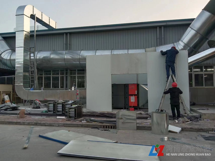 廠房屋頂油煙凈化設備安裝